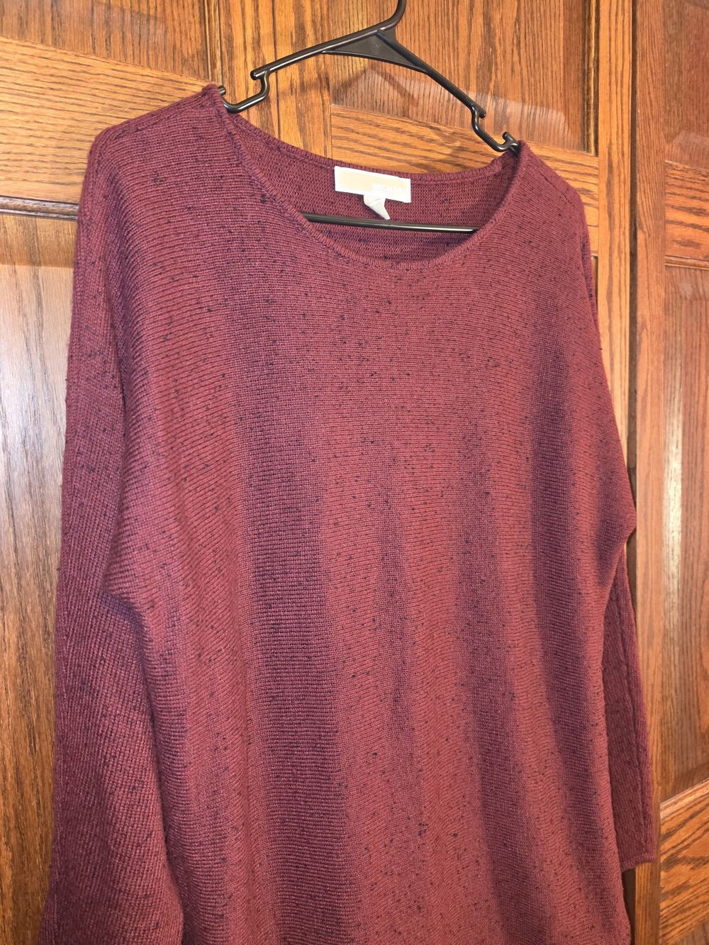 Michael Kors Maroon Crewneck Sweater